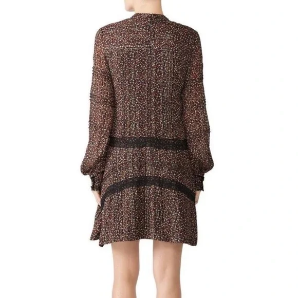 Like new Derek Lam 10 Crosby Floral Dress With Lace Trim - Picture 7 of 14